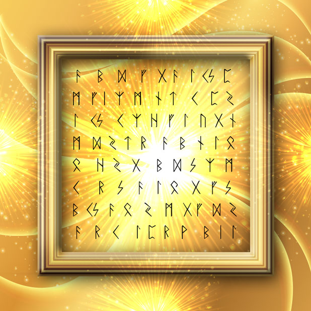 Magic Golden Rune Square